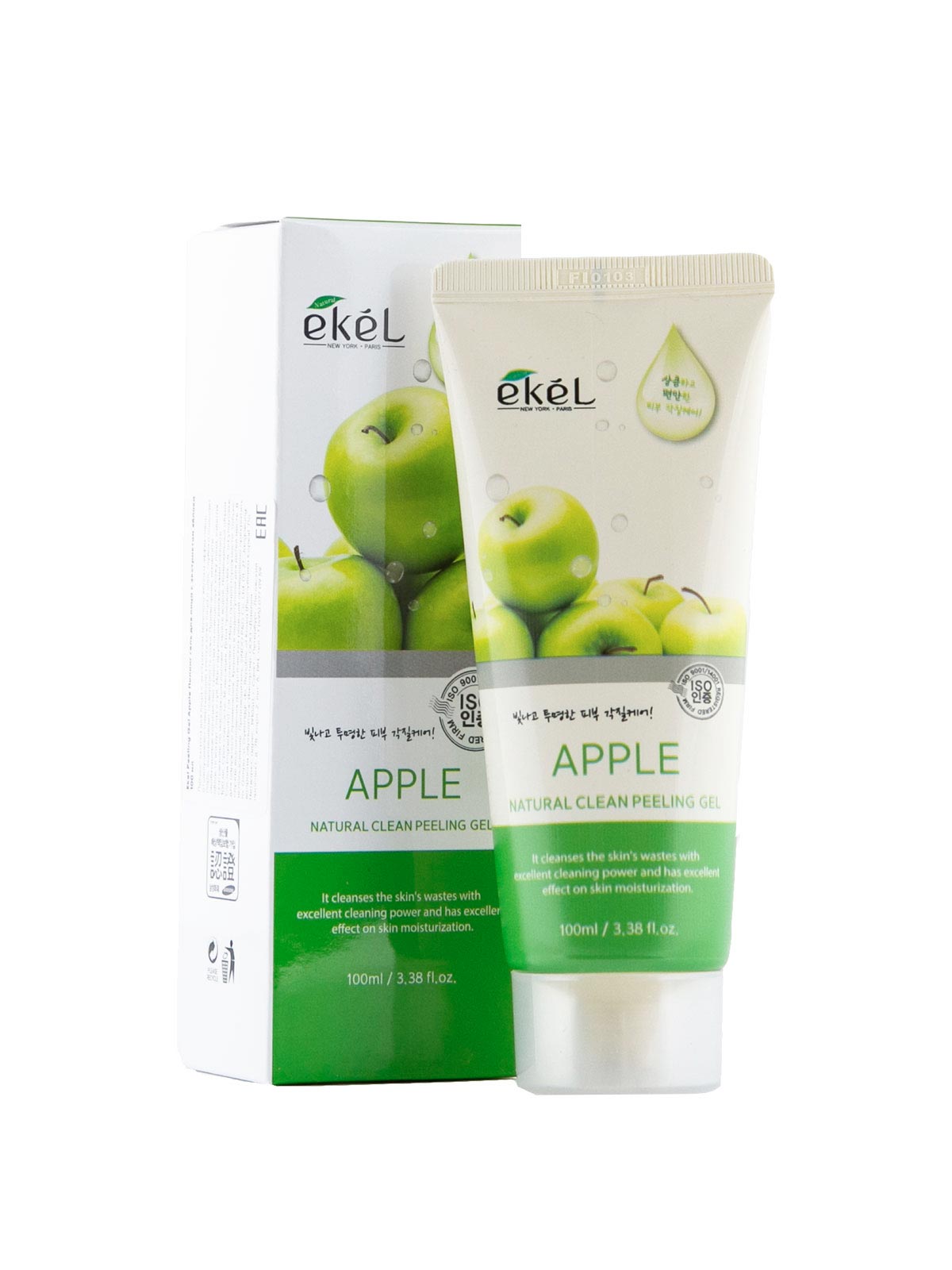 Apple gel. Ekel natural clean peeling Gel Apple пилинг-скатка с экстрактом яблока 100мл. Пилинг гель natural clean peeling Gel 100ml (Ekel). Пилинг скатки Ekel 100 мл. Ekel гель пилинг Ekel яблоко.